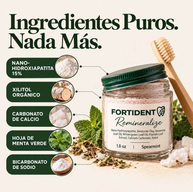 Fortident Polvo Dental Natural