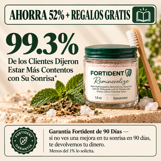Fortident Polvo Dental Natural